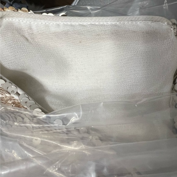 Ark & Co Champagne Flip Sequin Top Womens Small Loose Fit Lined TE4468T - Picture 12 of 12